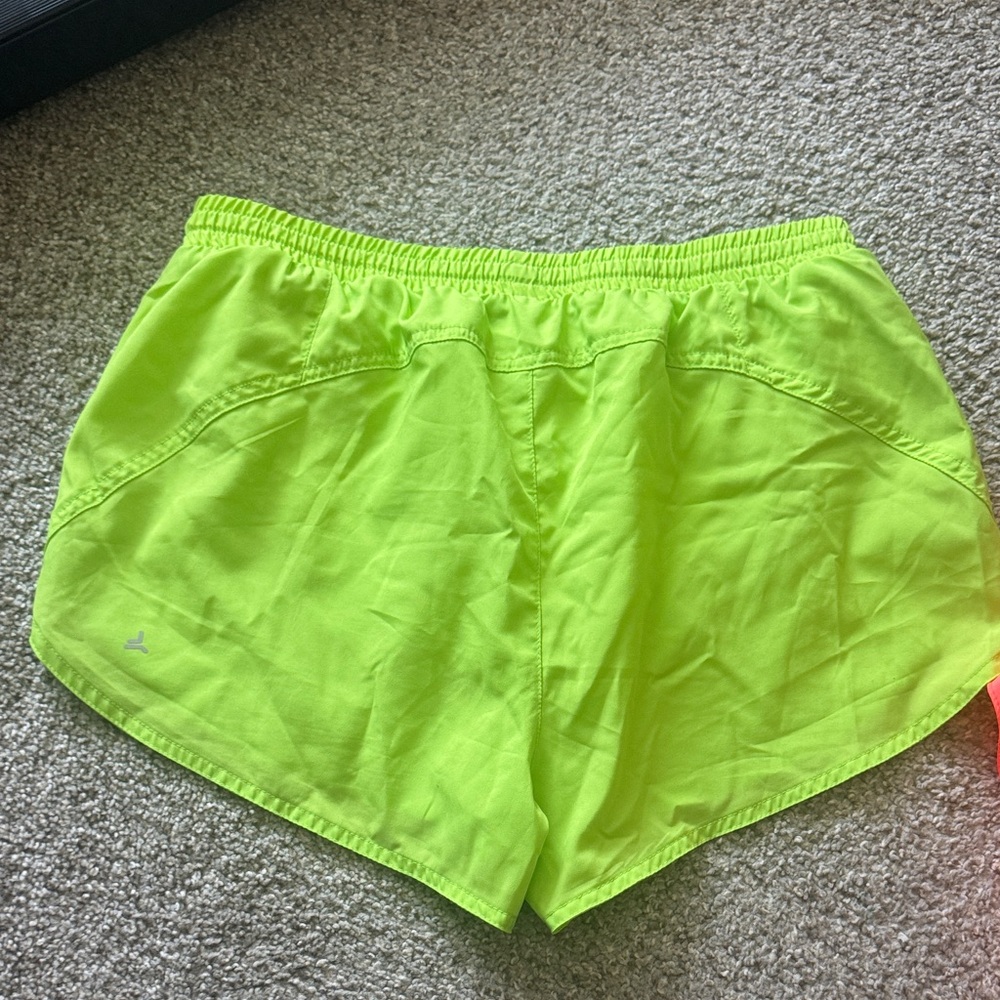 Old Navy Neon Green and Orange Athletic Shorts - Picture 4 of 5